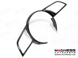 Audi RS4 Steering Wheel Trim - Carbon Fiber - 2017-2018